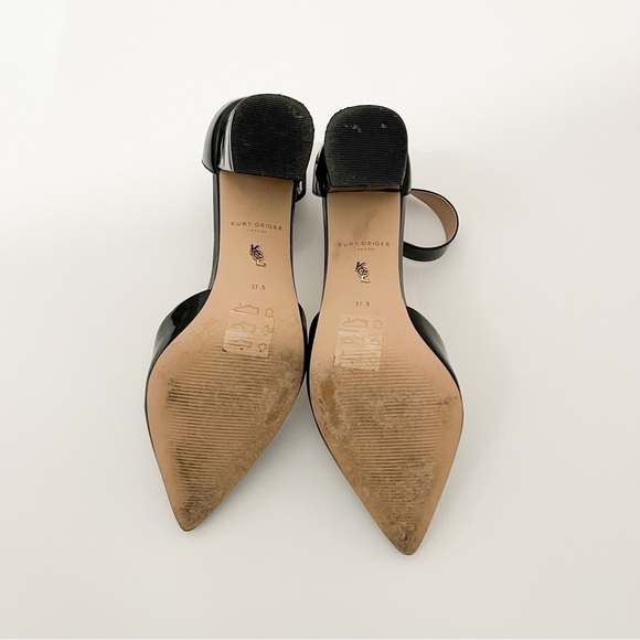 Kurt Geiger Burlington Ankle Strap Patent Leather Pumps size 7 1/2 - Picture 6 of 10